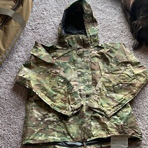Military OCP rain jacket
